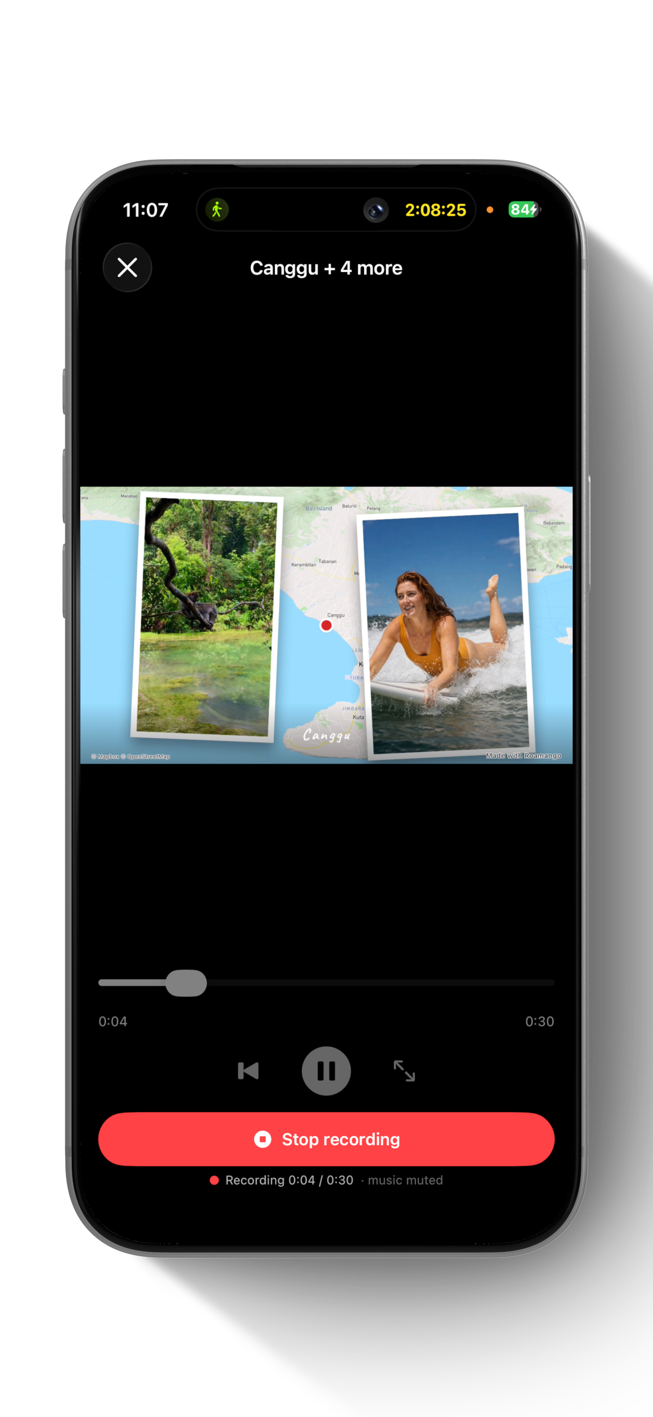 Add narration screen